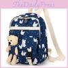 Trendy Animal Print Backpack For Toddlers Breathable And Lightweight Design