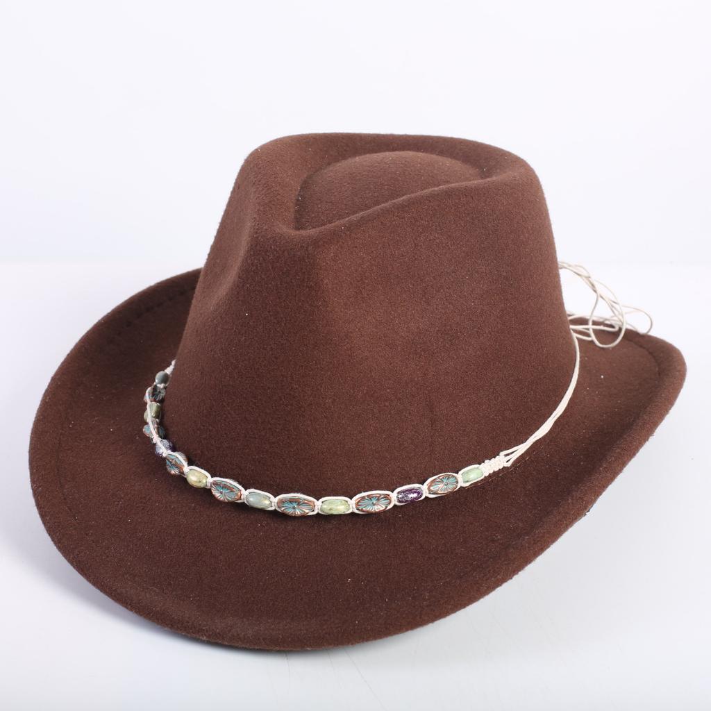 Popular children's fashion cute western cowboy hat, small rancher outdoor children's jazz hat