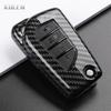 Abs Carbon Fiber Style Car Key Case Cover For Toyota Camry Rav4 Forturner Hilux Auris Corolla Avensis Verso Yaris Aygo Scion Tc