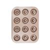12/24 Donut Baking Pans Carbon Steel Mini Donut Mold Nonstick Doughnut Cake Baking Tray Muffin Bakeware Easy to Use