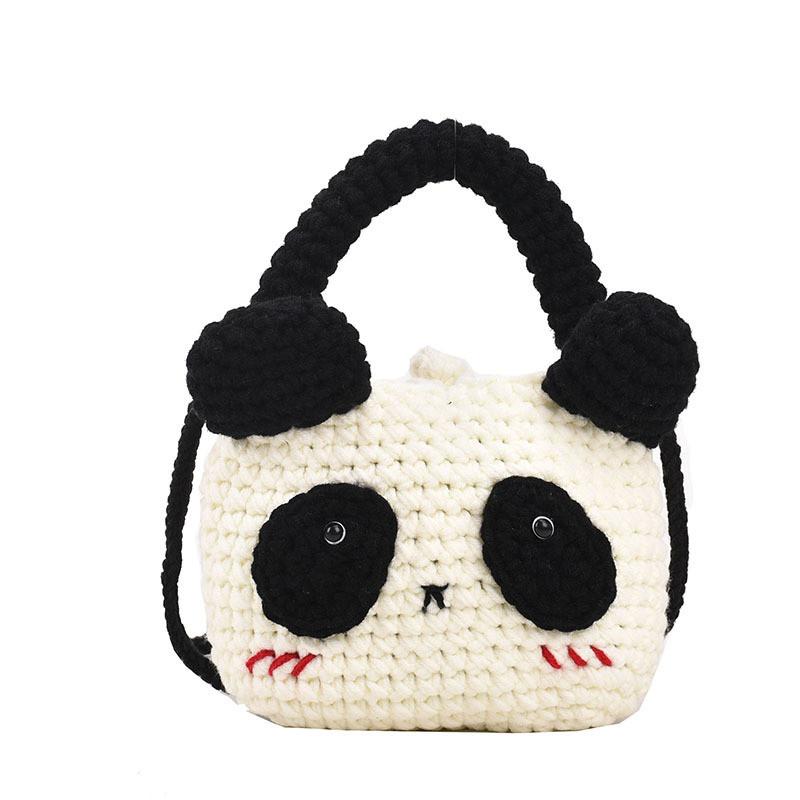 Adorable Panda Plush Crossbody Bag For Kids Stylish Trendy Accessory For Daily Use