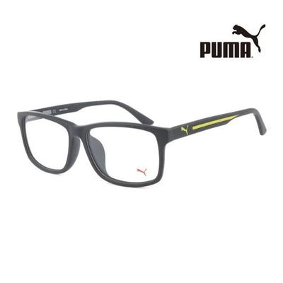 Puma Eyeglass Frames PE0009OA 002 Square Horn-rimmed Glasses for Women and Men