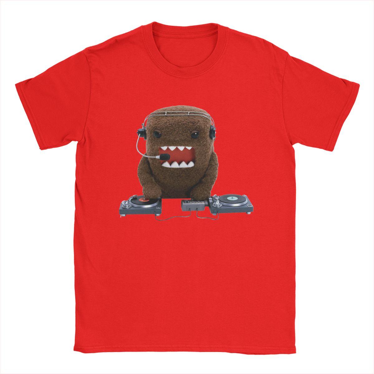 

Чоловічі футболки DJ Domo Kun Doll Дивовижна футболка зі 100% бавовни Футболка з коротким рукавом Одяг з круглим вирізом Унікальний S