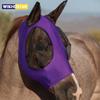 Maschera anti-tafani anti-ultravioletti, rete traspirante regolabile, attrezzatura da equitazione, leggera per esterni