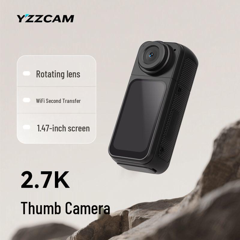 2025 Thumb Action Camera: HD Cycling & Motorbike Recorder