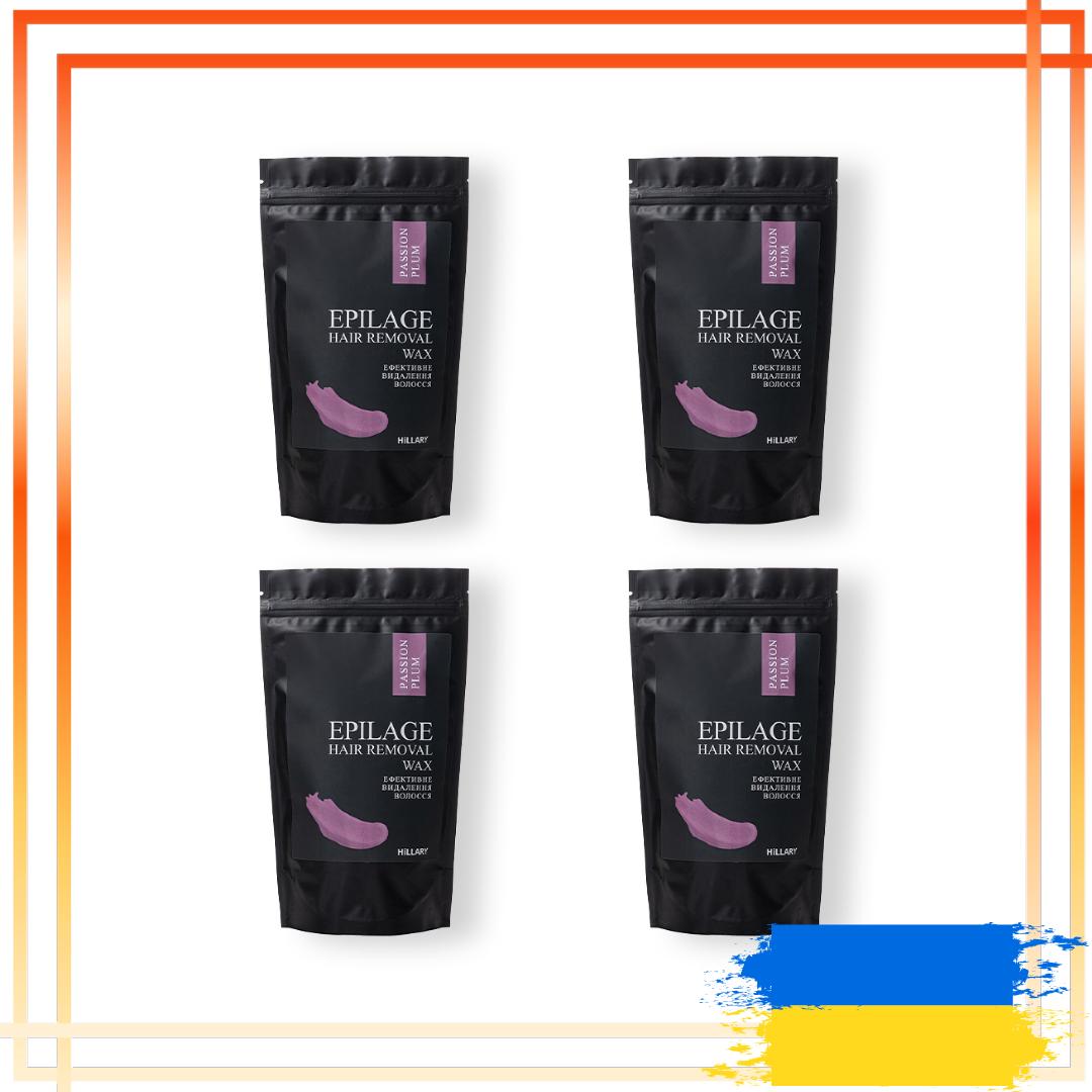 

Гранул для епіляції Hillary Epilage Passion Plum, 100 г (4 уп.)