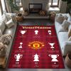Manchester Customizable Name Area Rug Perfect for Balcony Game Room Entryway Kitchen Antislip Carpet Office home decor