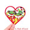 Netherland Oeteldonk Emblem Embroidered Patch Frog Patch Iron On Patches For Clothing Diy Netherland Carnival Patches Sew Badges 