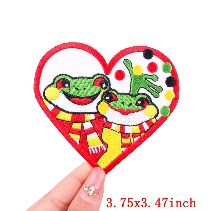 Netherland Oeteldonk Emblem Embroidered Patch Frog Patch Iron On Patches For Clothing Diy Netherland Carnival Patches Sew Badges