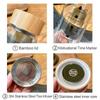 1/2PCS Large Capacity Glass Water Bottle with Time Scale Portable Transparent Cup for Milk Juice Tea Simple Design