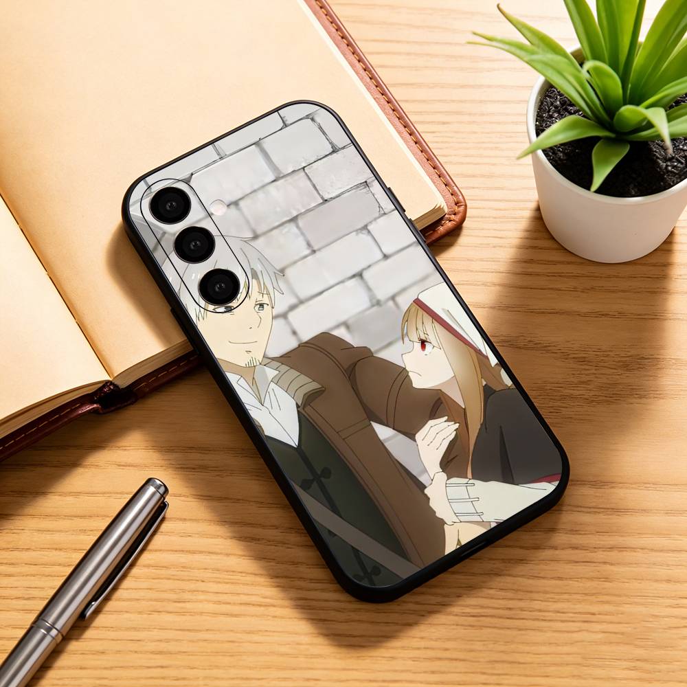 

S-Spice and Wolf Anime Phone Case Black Silicone Soft For Samsung Galaxy A73,A72,A71,A70,A53,A52,A51 Samsung a73 5g