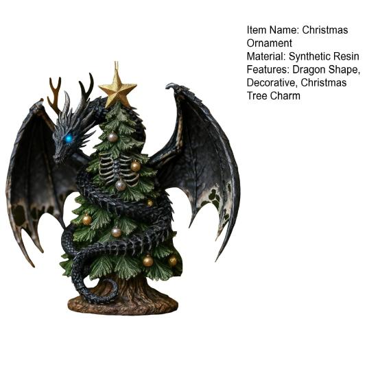Dragon Christmas Tree Charm Ornament Festive Atmosphere Christmas Home Accents Decoration Party Accessories