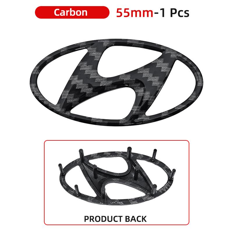 ABS Car Steering Wheel Logo Emblem Cover Badge For Hyundai Elantra Sonata Tucson I30 I20 Accent Genesis Tiburon Kona Tiburon AG3