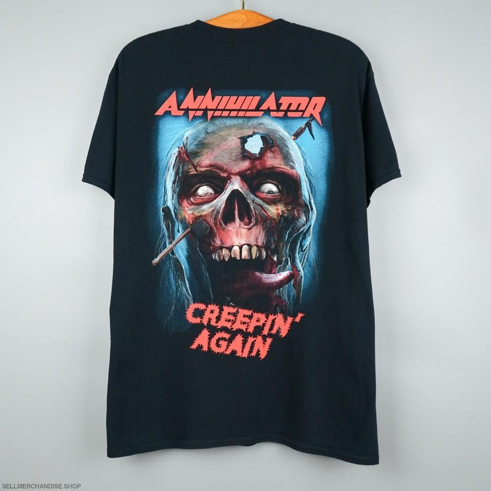 

Rare New Annihilator Band Creeping Black S to 5XL Shirt SG303 Unisex T-Shirt S