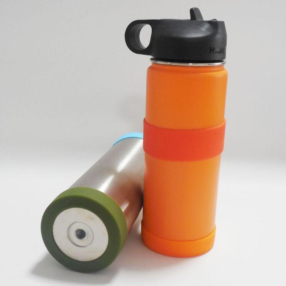 7.5CM Cup Bottom Cover Silicone Coaster Sleeve Heat-Resistant Bottle Boot  Water Bottle