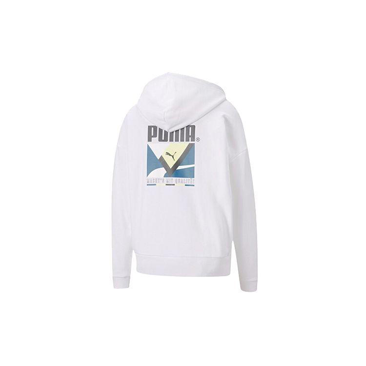 Puma Tfs World Resonance Series Hoodie Women Tops White 599056-02