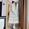 2024 Nuovo Parka Lungo Invernale Impermeabile da Donna in Cotone Imbottito Giacca da Donna con Cappuccio Spesso e Caldo Cappotto da Neve Moda Capispalla Oversize