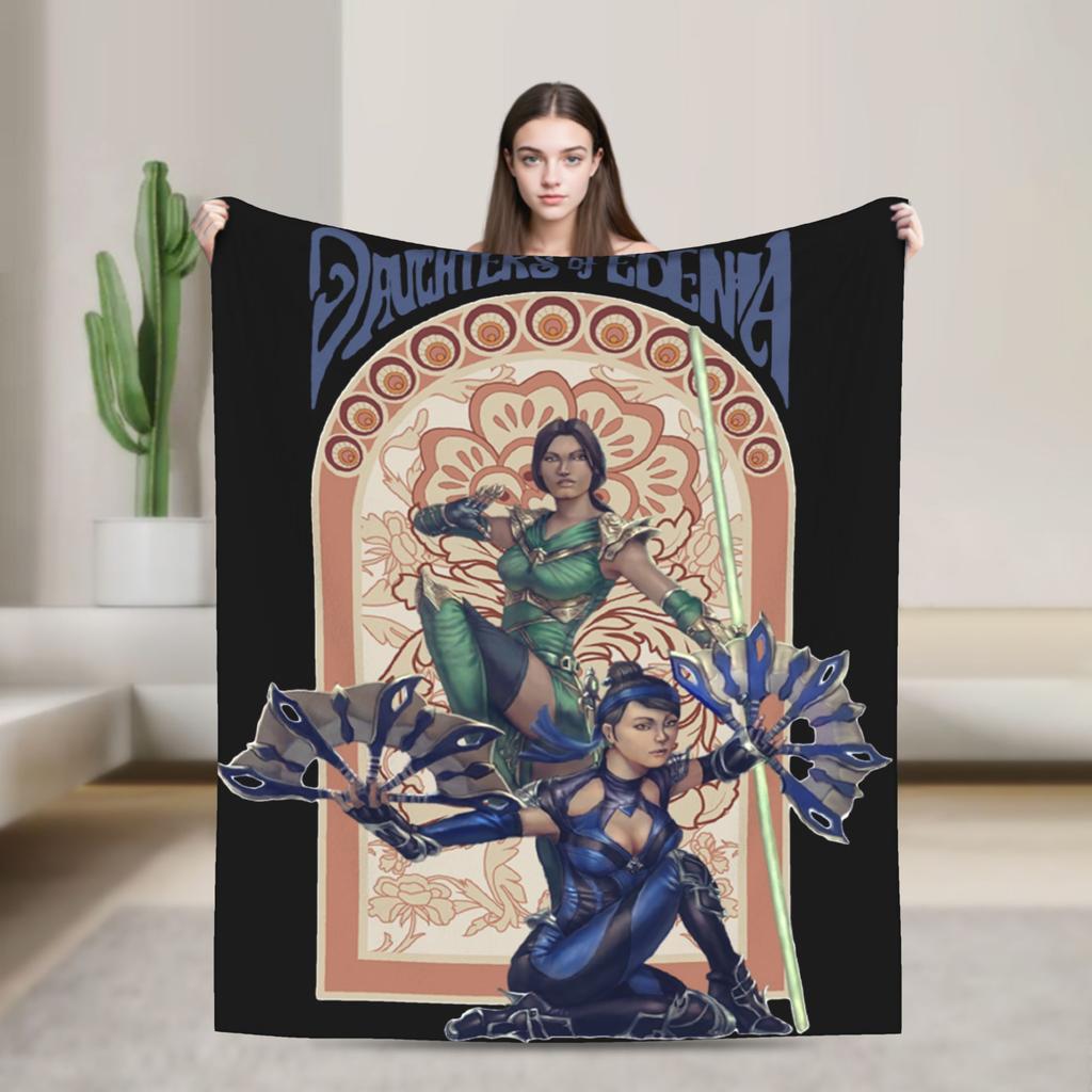 Sub-Zero Mortal Kombat Wool Blankets Fashion Throw Blankets for Home Hotel Sofa 200x150cm Plush Thin Quilt