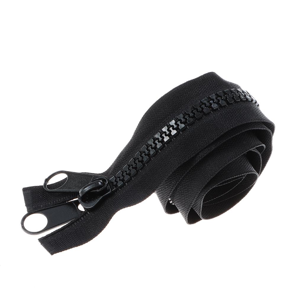 

Молния № 10 с двойным слайдером из смолы, разделяющая большие пластиковые молнии, большая длинная молния для лодки