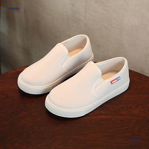 Kindergarten Cloth Shoes Pedal Baby Canvas Shoes Spring and Autumn Soft-soled Girls Boys Board Shoes Breathable Shoes Children's New Models