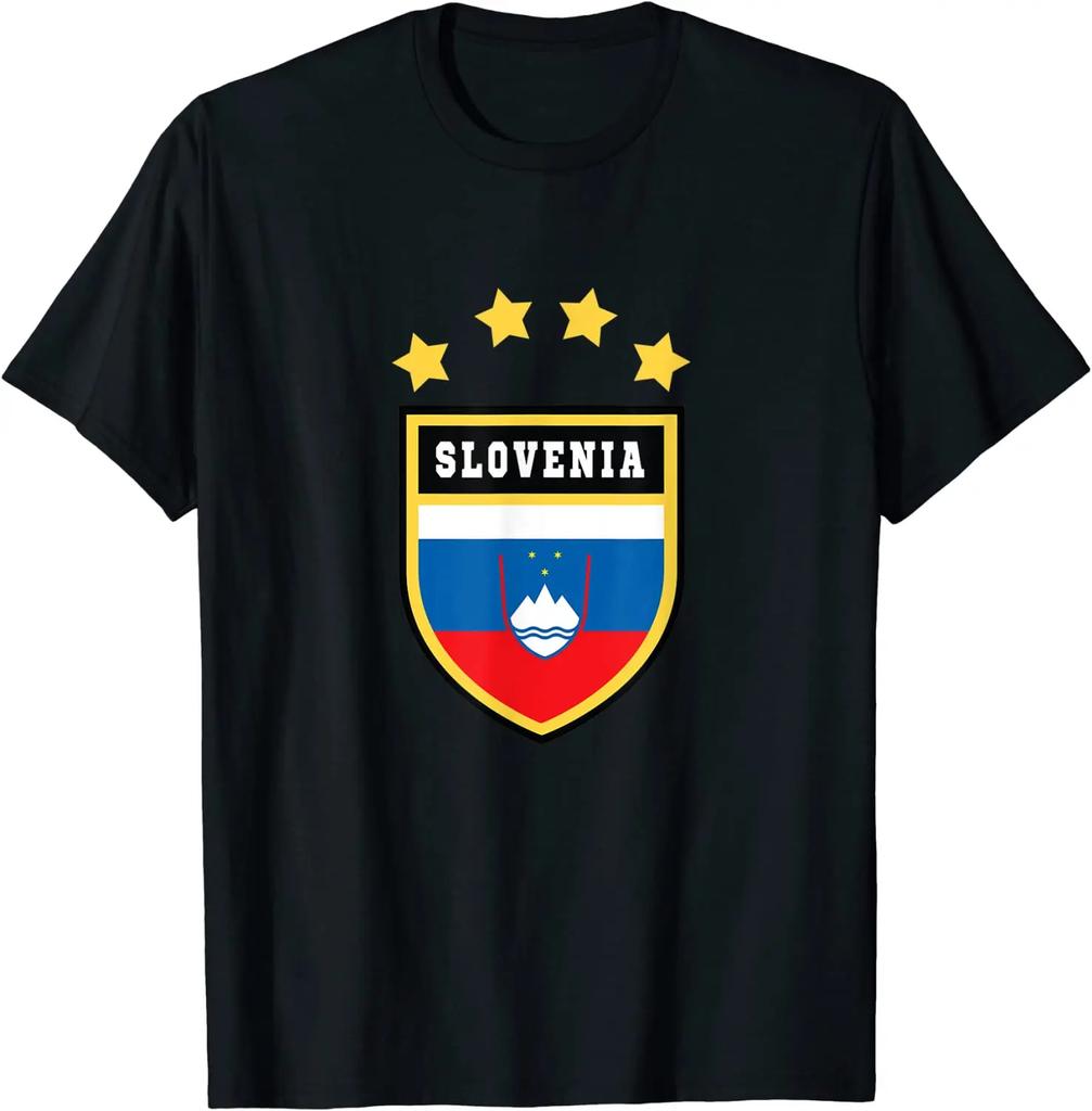 Slovenia Crest Emblem Flag Design T-shirt