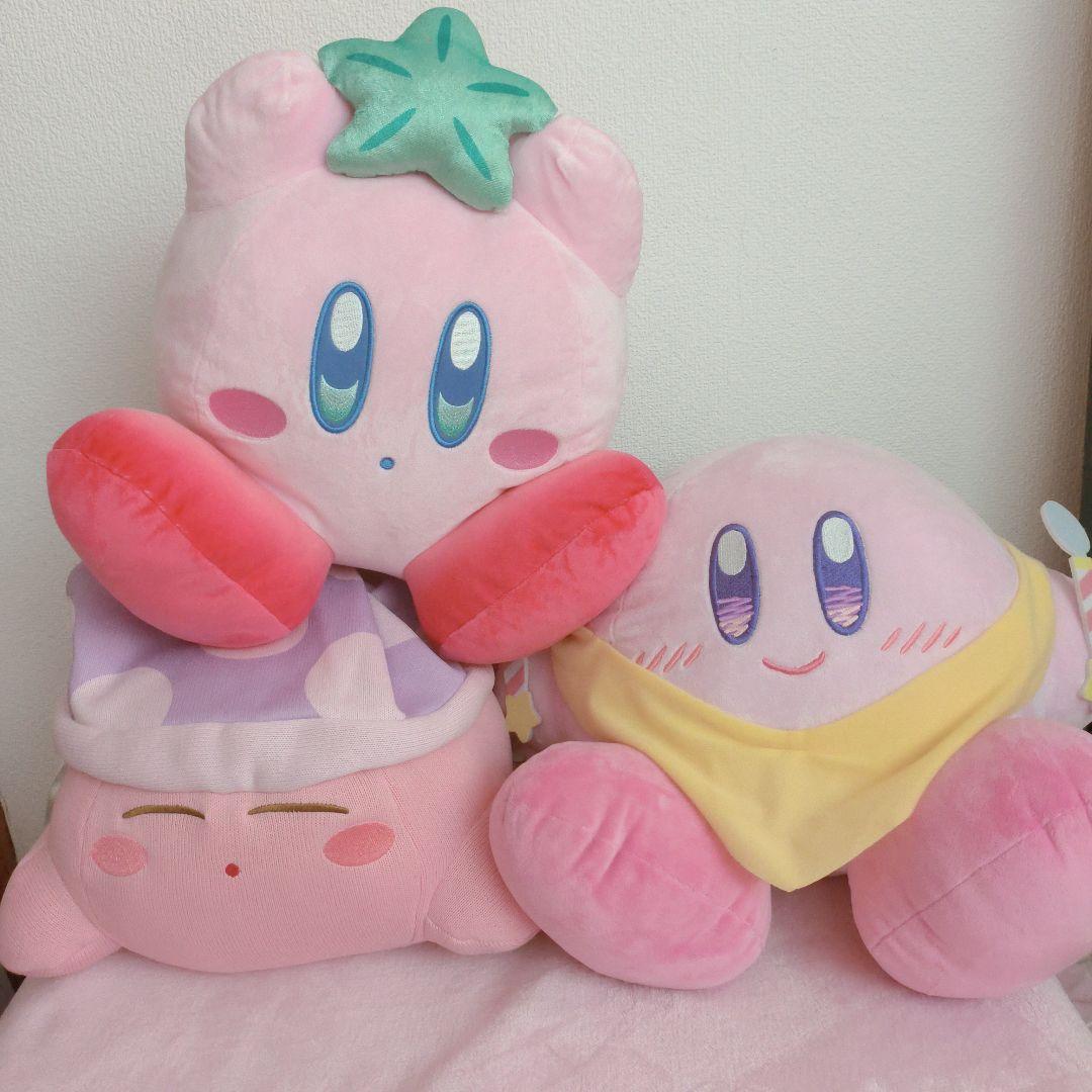 [Available for immediate purchase] Kirby BIG stuffed animal set of 3 types sold in bulk