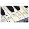 Laat Geen Sporen Achter, Verwijderbare Pianotoetsen Stickers voor Beginnende Leerlingen