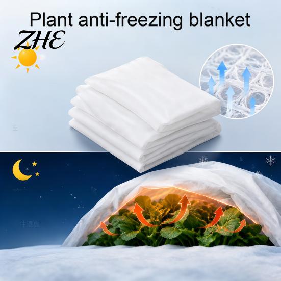 Winter Greenhouse Heat Preservation Plant Frost Protection Blanket, Thickened Non-woven Fabric Cold-proof Cover, Cover Resistance Breathable