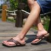 Fashion Men's Flip Flops Massage Granule Men Slippers Comfortable Beach Sandals Men Casual Shoes House Flip Flops Bathroom Shoes