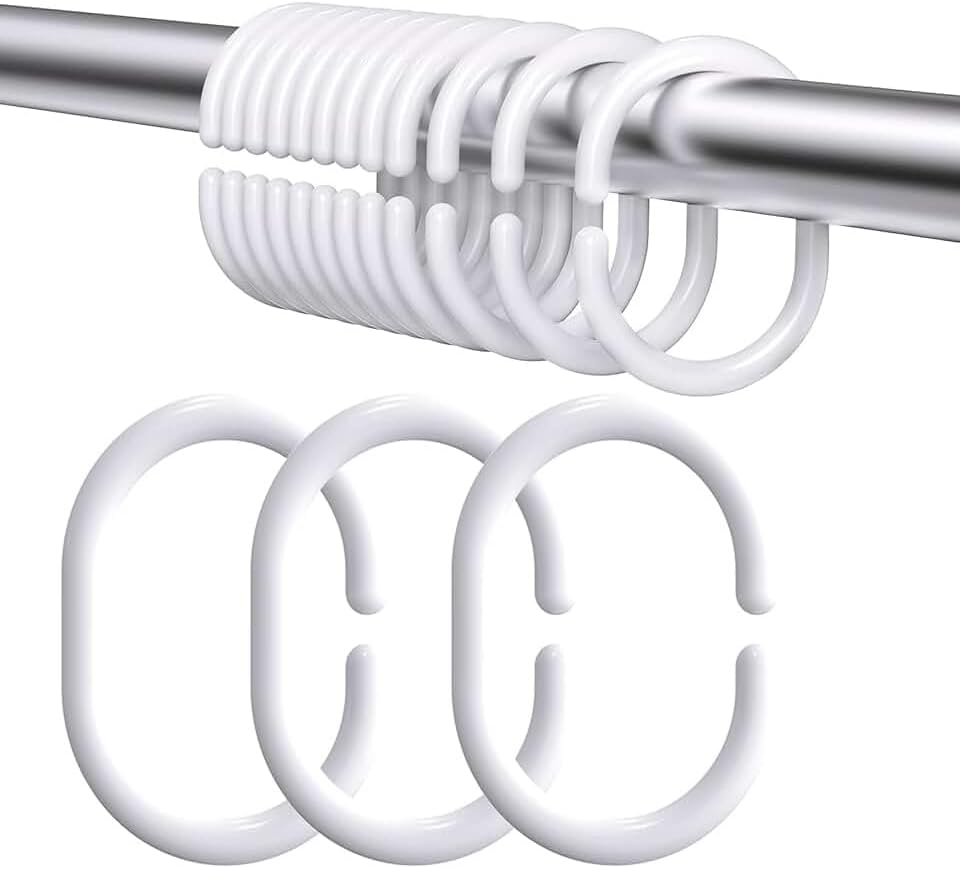 Christmas Shower Curtain Cute Cat Red Xmas Ball Snowy Pine Tree Leaves Snowflake Snow Winter Forest Nature Scene Funny