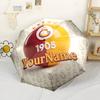 Galatasaray1 Personalized Text Umbrella Compact Travel Automatic Umbrella Compact 8-Rib Lightweight Foldable Design for Outdoor Daily Use Fashionable