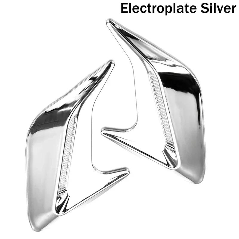 Carbon Fiber Universal Car Shark Gills Fender Side Air Flow Outlet Vent Decoration Sticker Trim Cover Decal Car Styling