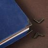 100Pcs Metal Book Corner Protector Vintage Scrapbook Photo Album Notebook Menus Folder Protecting Golden Silver Bronze