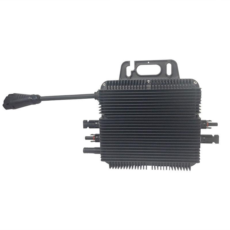 600W Grid-Tied Solar Microinverter with WiFi, Waterproof, Pure Sine Wave Output, Dual MPPT Function