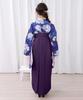 Hakama graduation elementary school graduation ceremony elementary school junior Blue sea cherry string bottom [KYOETSU] [Kyoetsu] set, gorgeous, E,