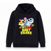 Toddler Kids Boys Girls Hoodie, Cute Baby Shark Ocean Family Friends Printed Casual Pullover Sweatshirt for Daily Wear and Holiday Gift for