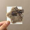 1/4PCS Winter Plush Y2K Star BB Hair Clips for Women Hairpins Cute Fluffy Side Bangs Clips Fashion Headdress Hair Accessories