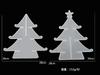 Christmas Decoration Crystal Epoxy Silicone Mold Set Resin Christmas Tree Snowflake Storage Box Jewelry Ornament Decoration