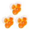 1/2/3Pcs Runny Yolk Egg Squeeze Toy Stress Relief Simulation Soft-Boiled Egg Sensory Toy Relaxation Pinch Fidget Toy Decompression Stress Ball