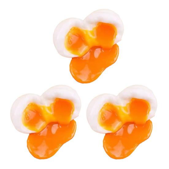 1/2/3Pcs Runny Yolk Egg Squeeze Toy Stress Relief Simulation Soft-Boiled Egg Sensory Toy Relaxation Pinch Fidget Toy Decompression Stress Ball
