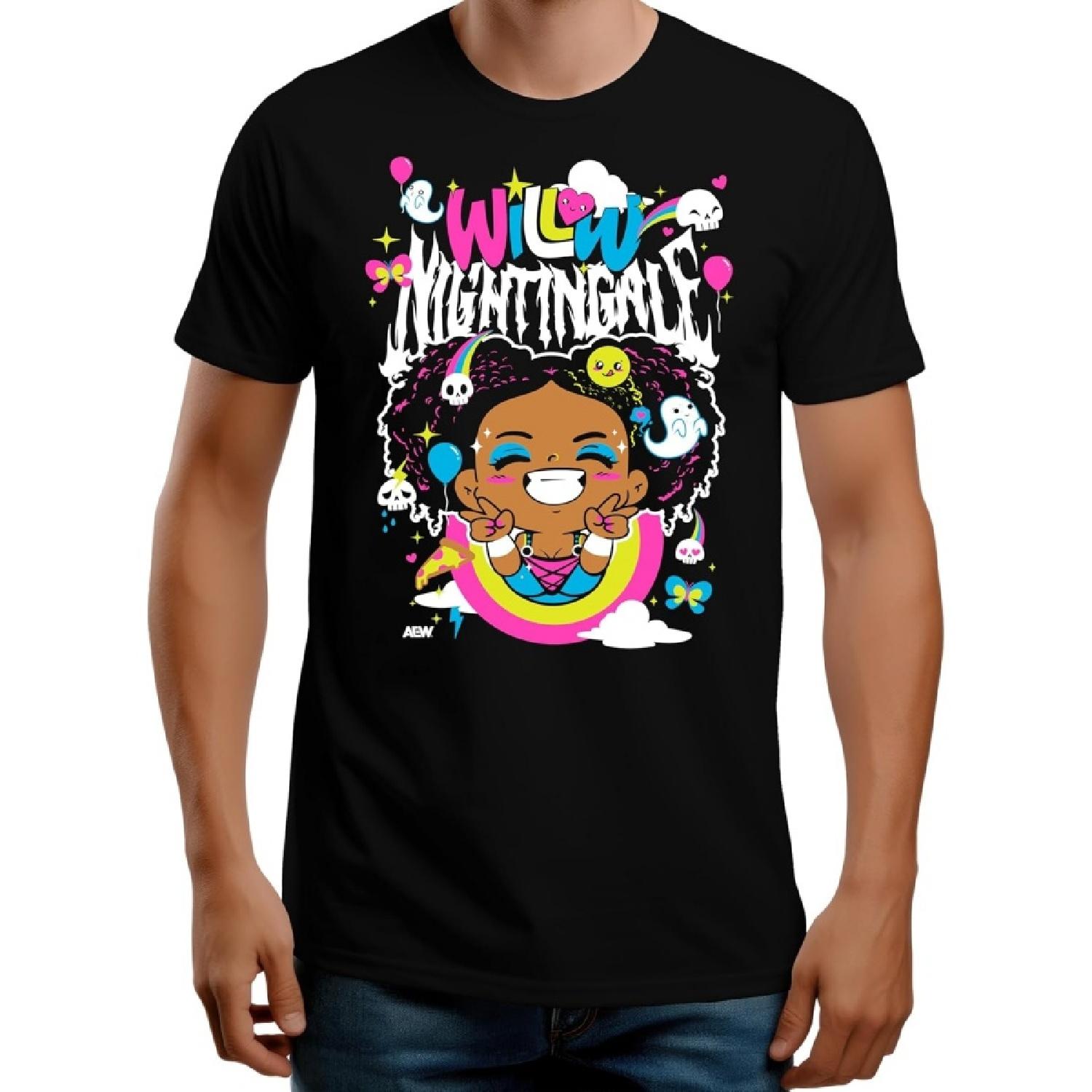 AEW Willow Nightingale - Kawaii (Amazon Exclusive) T-Shirt S