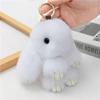 Portachiavi di coniglio in peluche: Ciondolo Giocattolo Carino e Regalo con Confezione a Forma di Borsa per Bambola