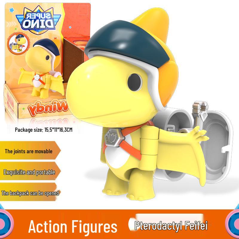 Dragon Treasure Little Hero Dinosaur Transformer Toy: Fire Truck & Police Car Rescue Robot
