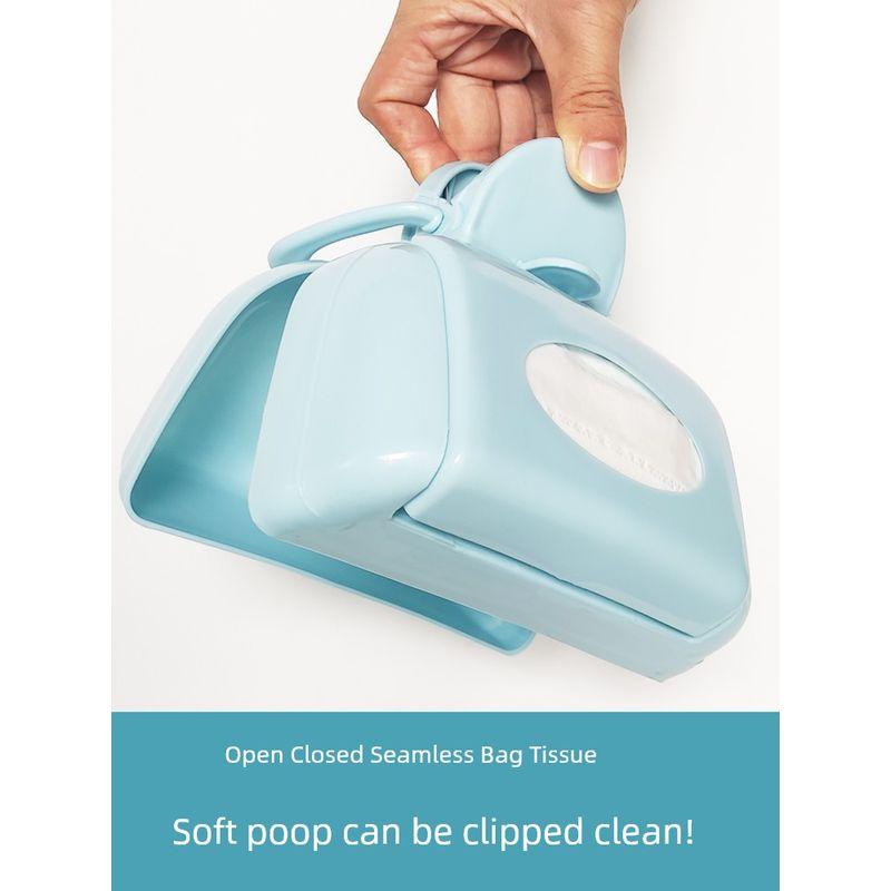 

Артефакт для уборки собачьих какашек, совок для какашек, инструмент для сбора какашек, мешок для какашек, товары для питомцев Thickened large pick-up bag 100 5 rolls Big