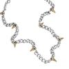 Diesel All Gender Stainless Steel Chain Stainless No Jewelry Chain Necklace, Length 450mm+50mm, Width 6mm, Steel, Silver/Gold