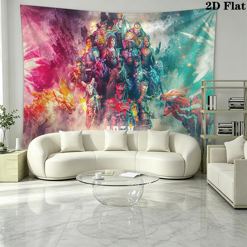 Apex Legends Wall Tapestry Aesthetic Wall Hanging Printed Fabric Blanket Decorative Tapestries for Bedroom Living Room Home Decor