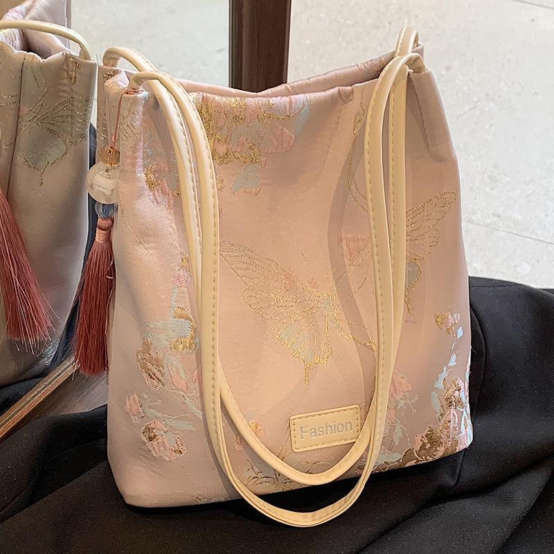 New Chinese Bag Women's Dayong 2025 New Summer Versatile Shoulder Bag High-end Women's Niche Bucket Bag