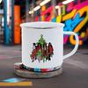 Original Coffee Cups Merry Christmas Enamel Mug Funny Cup Unusual Mugs Cup for Tea Drinkware Rare Beer Travel Cute Breakfast Bar