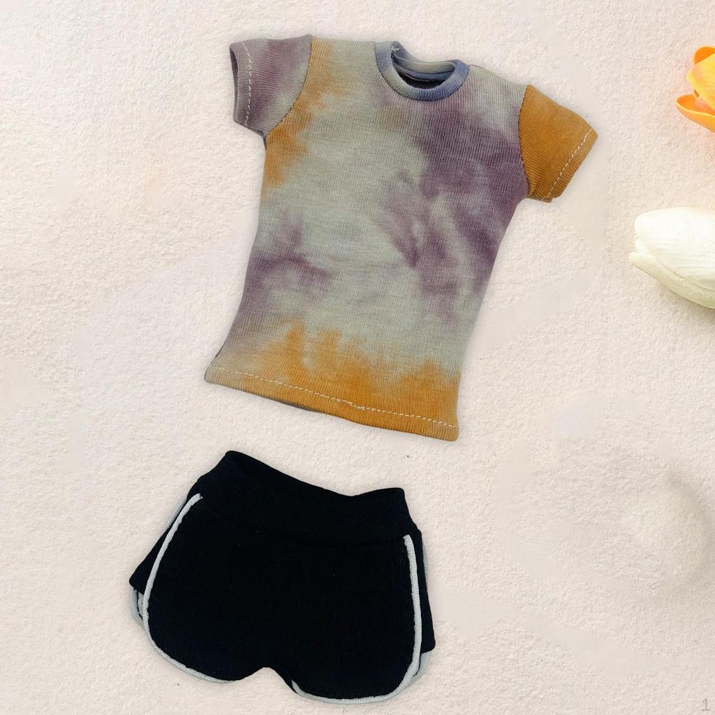 1/6 -scale Short -sleeved Shirt with Shorts Casual Slee Stylish Cosplay Summer Dimens