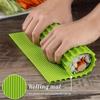 Silicone Hand Roll Sushi Rolling Curtain Bamboo Imitation Japanese Sushi Rolling Tool Easy To Clean No Mildew Sushi Mat Portable